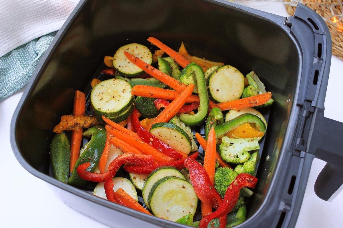 Cómo hacer verduras en freidora de aire Restaurante Ankora